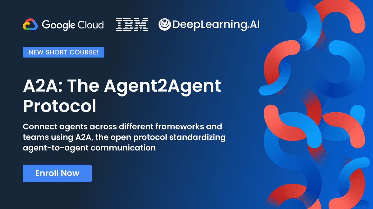 Promo banner for: "A2A: The Agent2Agent Protocol"